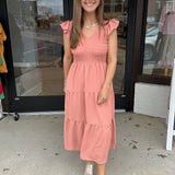 Sunset Serenity Midi Dress