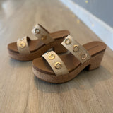 Golden Coast Platform Sandals