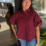 Front Porch Fall Button-Up Top