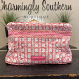 Quilted Train Case - Blue Star