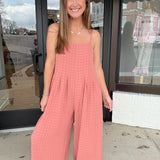 In the Past Flowy Jumpsuit