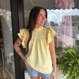 Sweet Honey Textured Top