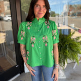 Embroidered floral envy