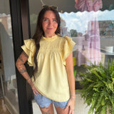 Sweet Honey Textured Top