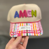Amen Colorful Hat