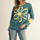 Free Flower Graphic Sweater