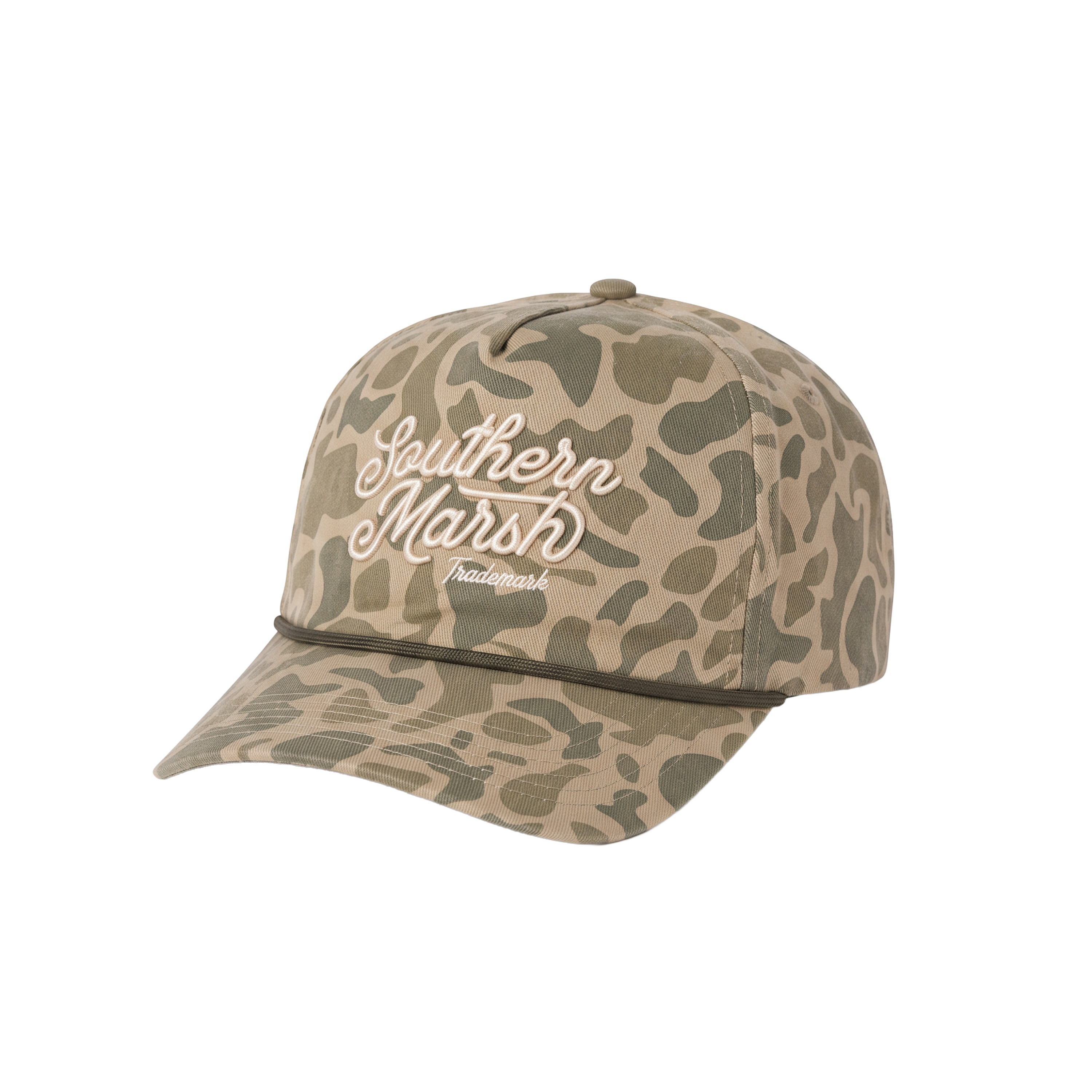 Odessa Washed Rope Hat - Retro Camo - Camo Light Brown