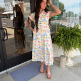 Pretty Petals Midi Dress