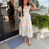Pretty Petals Midi Dress