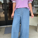 Raised on Ruffles Denim Pants
