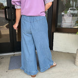 Raised on Ruffles Denim Pants