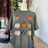 Pumpkin Patch Grid Graphic Tee