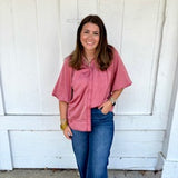 Remember Rose Flowy top