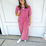 Vintage Acid Wash Jumpsuit