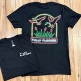 Fully Flocked Neon Flying Duck