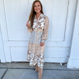 Fun Floral Patchwork Maxi