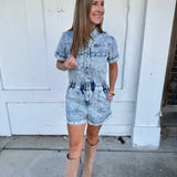 Kiss Me Cowboy Romper