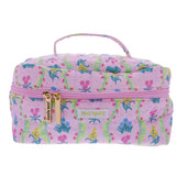 Bloomsbury Haven Cosmetic Bag - Floral Travel Makeup Organizer