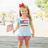 Red, White, and Bows Bloomer Set