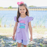One Fish Two Fish Scallop Short Set