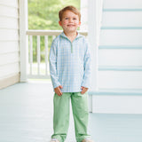 Basin Plaid Evan Pullover Pants Set