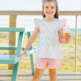 Summertime Sweets Flutter Short Set