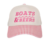 Boats & Beers Trucker Hat with Rope