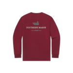 Trademark Duck Long Sleeve Tee - Maroon