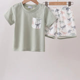 Green Dinosaur Set