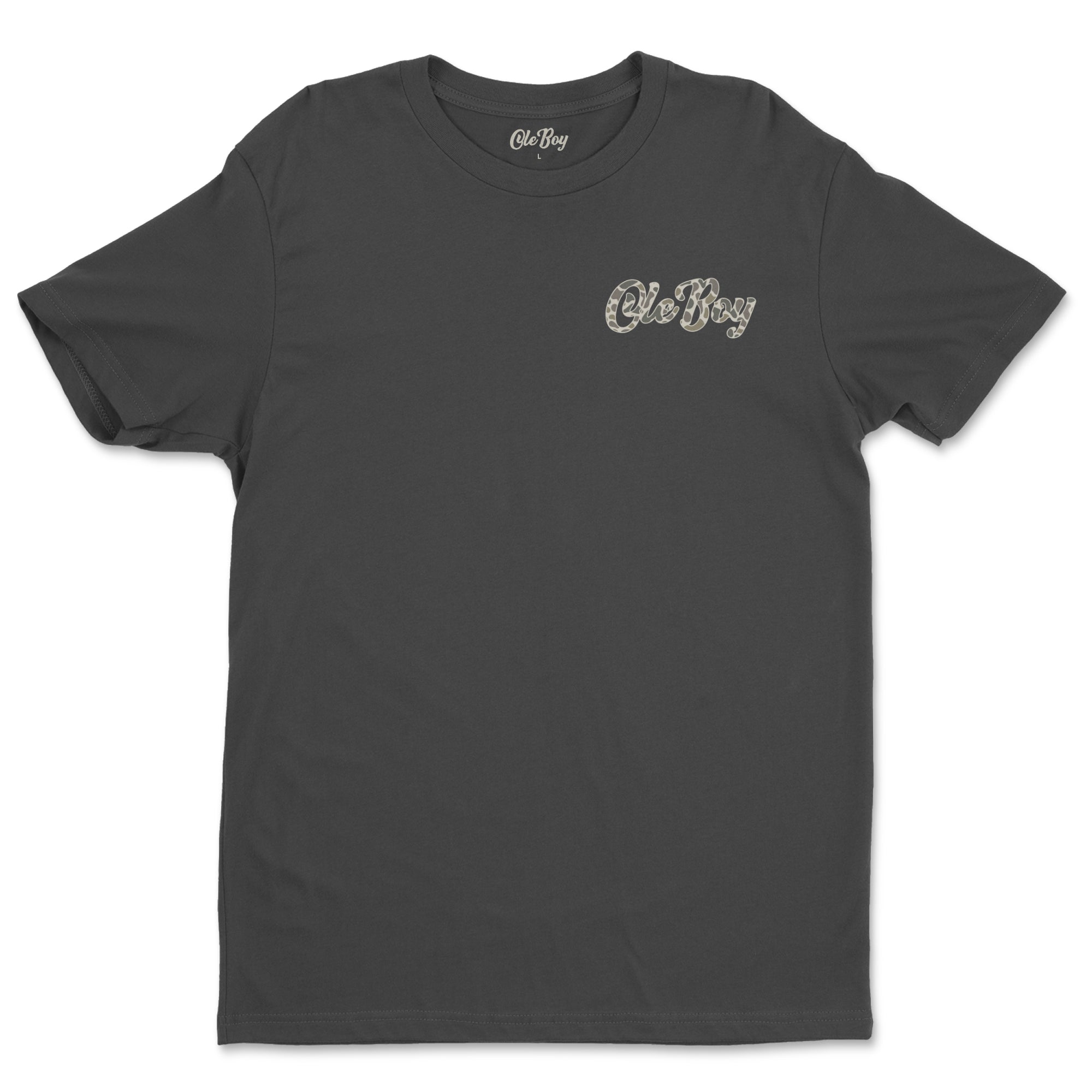 OLE BOY Camo Game T-Shirt - Duck - Black