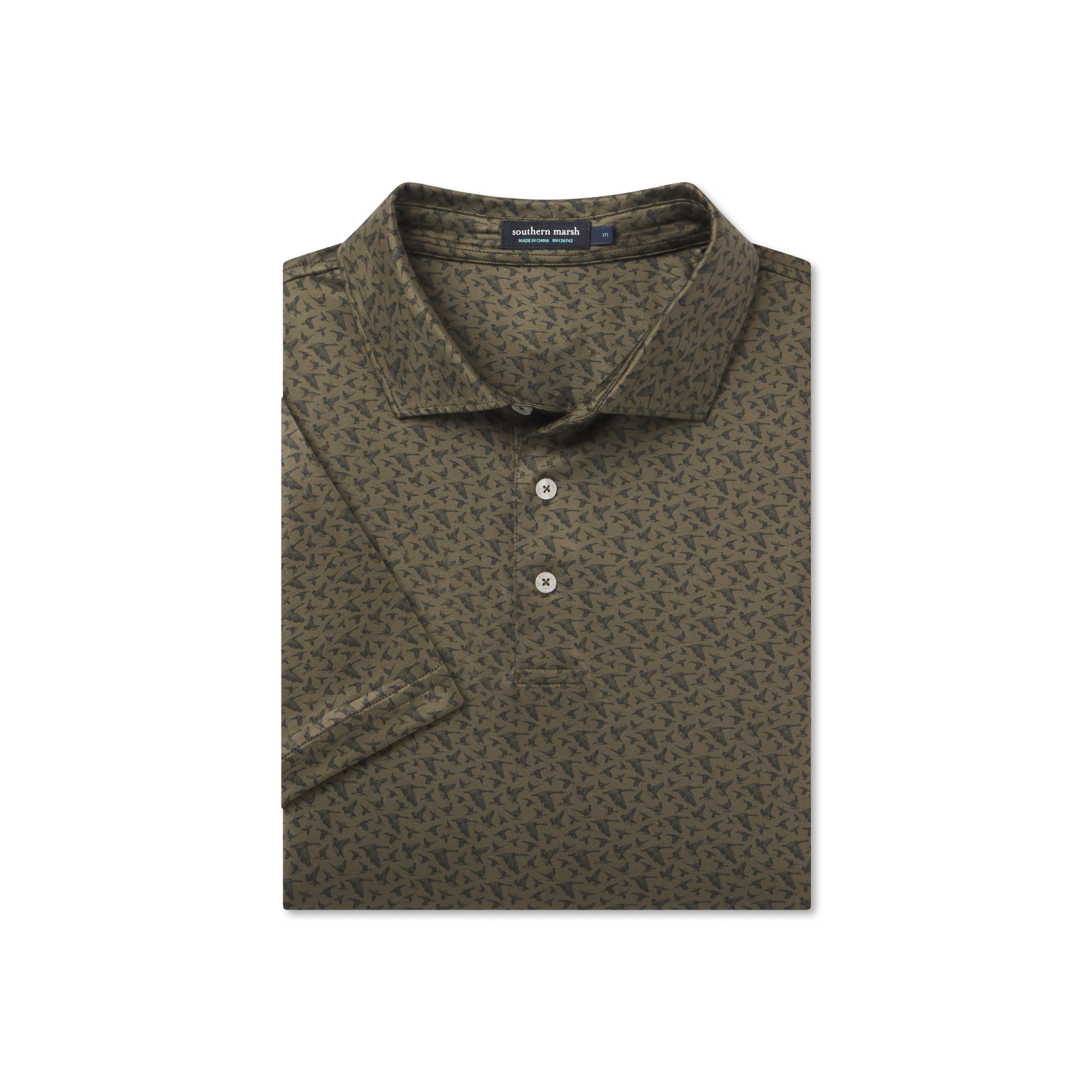 Flyline Performance Polo - In Flight - Dark Olive