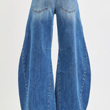 Slouchy Barrel Curvy Sideseam Jeans - RISEN
