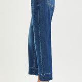 Slouchy Cropped Barrel Jeans - RISEN