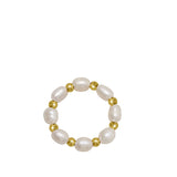 PEARL/ALT/BALLSTRETCH RING