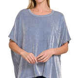 Chunky Ribbed Oversized Tee
