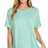 Chunky Ribbed Oversized Tee