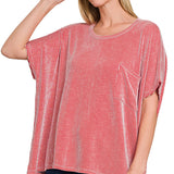 Chunky Ribbed Oversized Tee