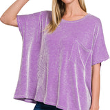 Chunky Ribbed Oversized Tee