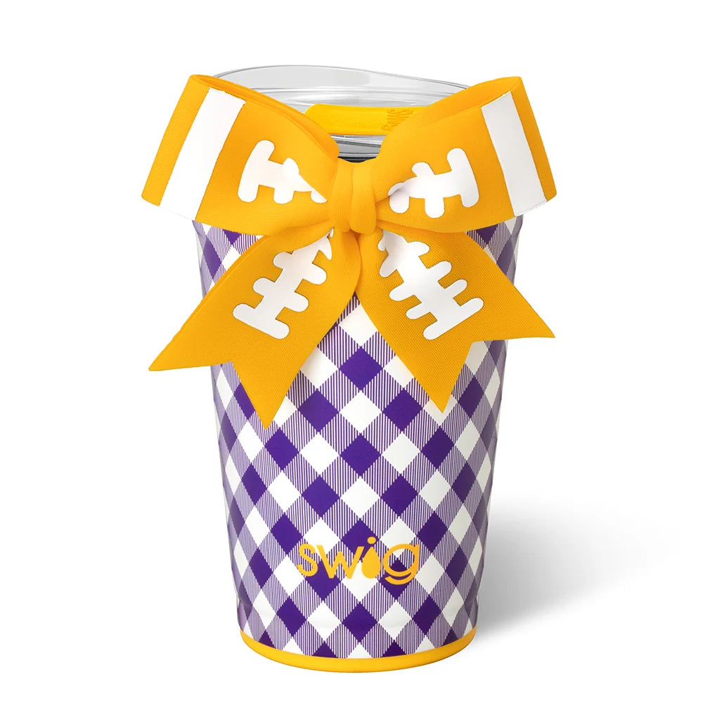 Gameday Gingham Swig Tumbler