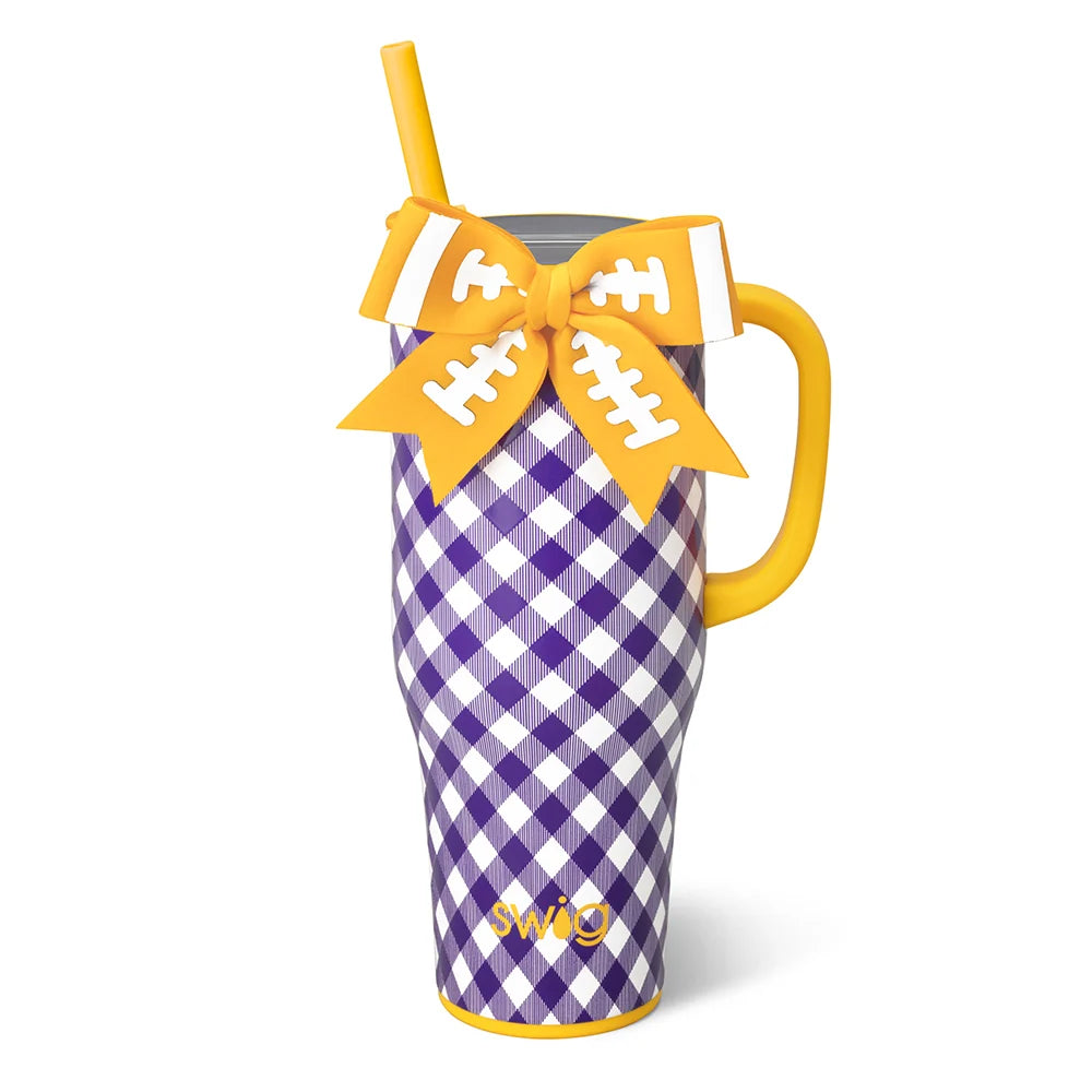 Gameday Gingham Swig Tumbler