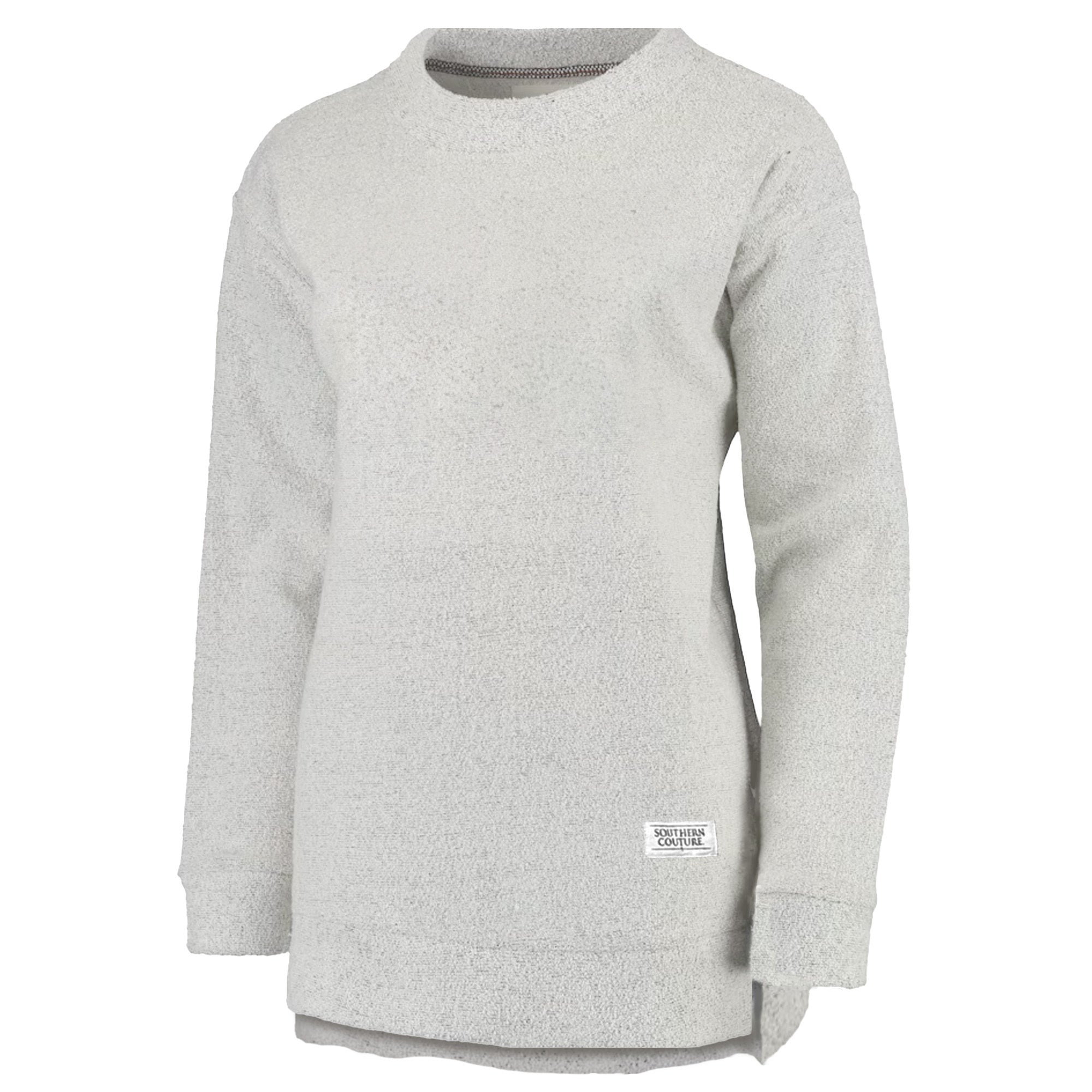 SC Yarn Dyed Mingled Sweatshirt - Light Grey - X-Large