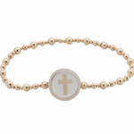 Tap To Pray Golden Grace Beaded Bracelet - Majesty
