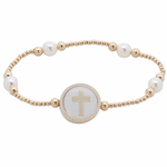 Tap To Pray Golden Grace Beaded Bracelet - Beloved