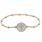 Tap To Pray Golden Grace Beaded Bracelet - Everlasting