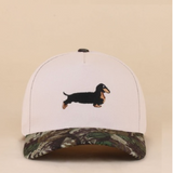 Dachshund two tone cotton hat