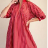 Porch Light Stripe Mini Dress