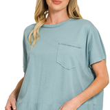 Oversized boxy top