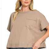 Oversized boxy top