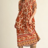 Golden Hour Floral Maxi