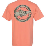 Tri-Star Camo Circle Graphic Tee - Terracotta